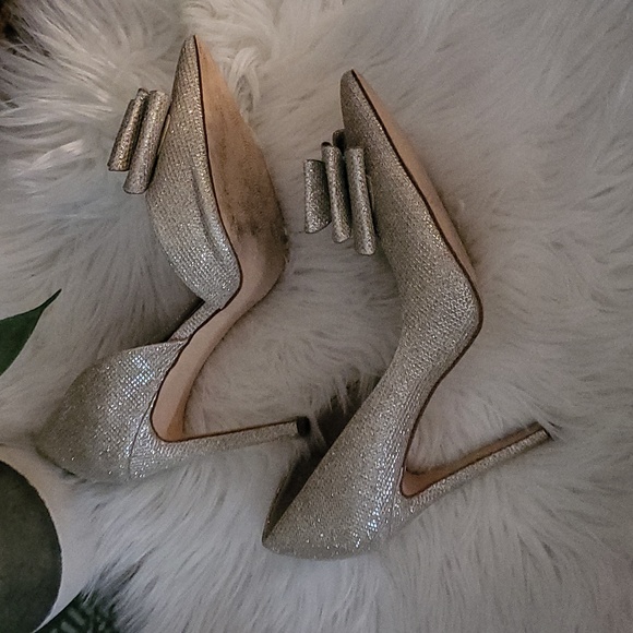 Betsey Johnson bling bling shiny PRINCE d'Orsay Pump - Picture 5 of 14